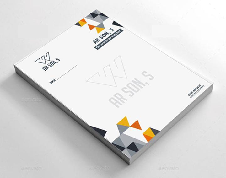 Letterhead Design, Misbah Graphics